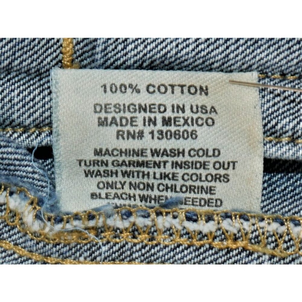 Anthroplogie Artisan De Luxe  Blue Denim Jean Jacket w Batik Womens X Small EUC - Picture 11 of 12